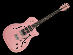 Beatnik Baron II guitar, Pink BB2410